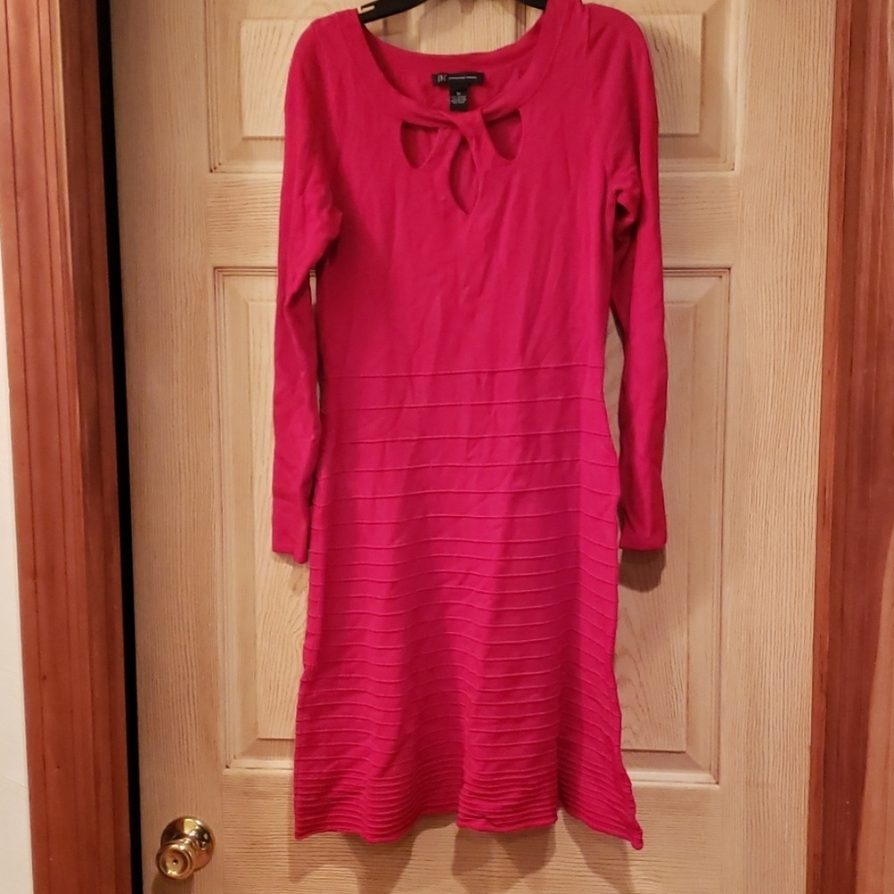 Red Long Sleeve Dress